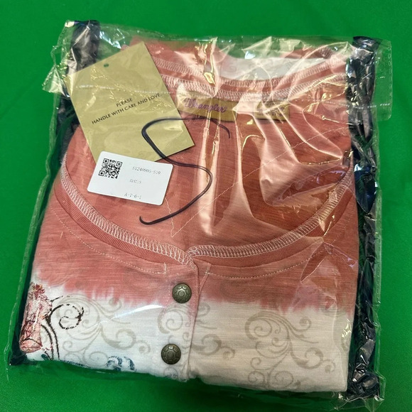 WRANGLER Slim long-sleeve 100% Cotton T-shirt size S - Picture 4 of 5